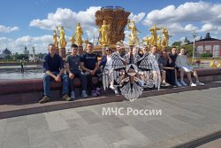 У курсантов Академии прошли занятия на территории ВДНХ